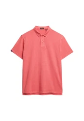 Superdry Poloshirt Essential Jersey Polo Rot/Rosa