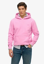 Superdry Kapuzensweatshirt Essential Logo Hoodie Rosa