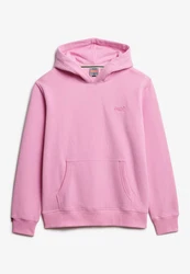 Superdry Kapuzensweatshirt Essential Logo Hoodie Rosa