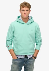Superdry Kapuzensweatshirt Essential Logo Hoodie Grün/Hellgrün/Türkis/Mintgrün/Hellblau