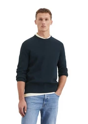 Marc O'Polo Rundhalspullover Dunkelblau/Blau/Türkis