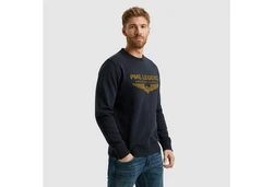 PME LEGEND Sweatshirt Crewneck Dunkelblau/Lila/Hellblau/Blau