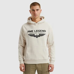 Kapuzensweatshirt Hooded soft terry with logo mit Logostickerei