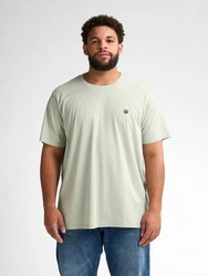 Petrol Industries Rundhalsshirt mit Logo Stickerei Khaki/Dunkelgrün/Hellgrün/Grün
