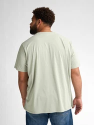 Petrol Industries Rundhalsshirt mit Logo Stickerei Khaki/Dunkelgrün/Hellgrün/Grün