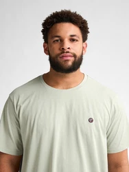 Petrol Industries Rundhalsshirt mit Logo Stickerei Khaki/Dunkelgrün/Hellgrün/Grün