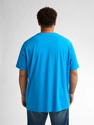 Petrol Industries Rundhalsshirt mit Logo Stickerei Azur