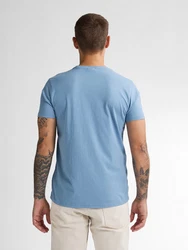 Petrol Industries Rundhalsshirt mit Logo Stickerei Blau/Hellblau