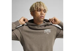 PUMA Hoodie Class Washed Herren Khaki/Grau/Braun/Dunkelgrün