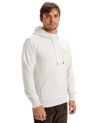 Quiksilver Hoodie Graphic Grau/Khaki/Hellgrau/Gelb/Weiß