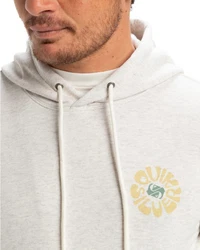 Quiksilver Hoodie Graphic Grau/Khaki/Hellgrau/Gelb/Weiß
