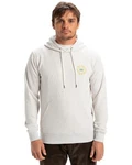 Quiksilver Hoodie Graphic Grau/Khaki/Hellgrau/Gelb/Weiß
