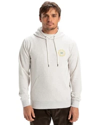 Quiksilver Hoodie Graphic Grau/Khaki/Hellgrau/Gelb/Weiß