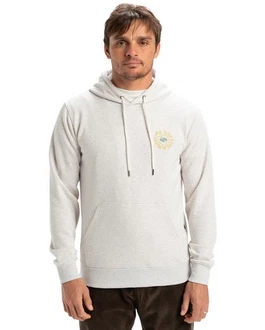Quiksilver Hoodie Graphic Grau/Khaki/Hellgrau/Gelb/Weiß