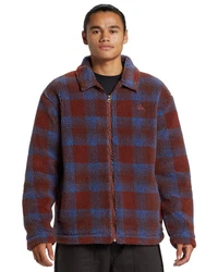 Quiksilver Fleecepullover Deck Braun/Orange