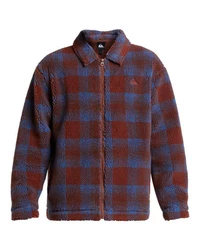 Quiksilver Fleecepullover Deck Braun/Orange
