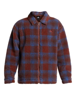 Quiksilver Fleecepullover Deck Braun/Orange