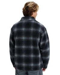 Quiksilver Fleecepullover Deck Blau/Hellblau/Schwarz/Rot
