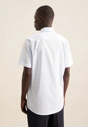 Seidensticker Businesshemd Regular Button-Down-Kragen Karo Gelb/Hellblau/Grau/Weiß/Rot/Blau/Creme