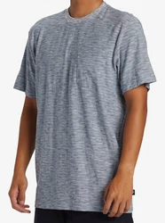 Quiksilver T-Shirt Kentin Blau/Grau