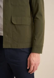 Seidensticker Hemdjacke Dunkelgrün/Grün/Khaki