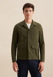 Seidensticker Hemdjacke Dunkelgrün/Grün/Khaki