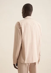 seidensticker Langarmhemd Regular Kragen Uni Beige/Khaki