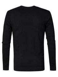 Petrol Industries Strickpullover Essential V-Ausschnitt Schwarz/Hellblau/Rot/Dunkelblau