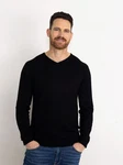 Petrol Industries Strickpullover Essential V-Ausschnitt Schwarz/Hellblau/Rot/Dunkelblau