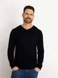 Strickpullover Essential V-Ausschnitt Strick