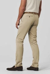 MEYER Chinohose Bonn Khaki/Beige/Braun
