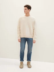 TOM TAILOR Slim-fit Jeans TTJOSH Regular Slim Jeans Blau/Beige/Hellblau