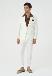 Antioch Winterjacke Blazer Jacket Weiß/Creme