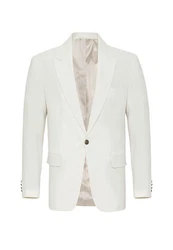 Antioch Winterjacke Blazer Jacket Weiß/Creme