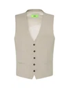 Cinque Anzugweste Cimonopoli-W Regular Fit Khaki/Braun/Beige