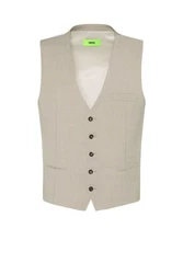 Cinque Anzugweste Cimonopoli-W Regular Fit Khaki/Braun/Beige