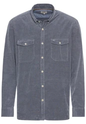 camel active Langarmhemd Dunkelblau/Blau/Hellblau/Grau