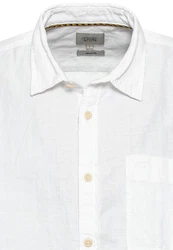 camel active Kurzarmhemd Weiß/Creme
