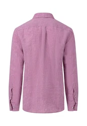 FYNCH-HATTON Leinenhemd langarm Lila/Rosa