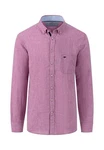 FYNCH-HATTON Leinenhemd langarm Lila/Rosa