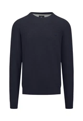 FYNCH-HATTON Strickpullover O-Neck Structure 