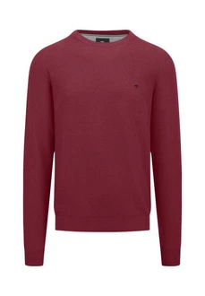 FYNCH-HATTON Strickpullover O-Neck Structure FYNCH-HATTON Strickpullover O-Neck Structure