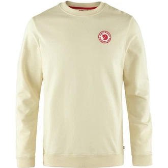 Fjällräven Herren 1960 Logo Badge Sweater Khaki/Beige/Creme/Gelb
