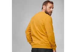 Fjällräven Herren 1960 Logo Badge Sweater Gelb/Braun