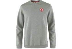 Fjällräven Herren 1960 Logo Badge Sweater Grau/Hellgrau/Rot