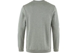 Fjällräven Herren 1960 Logo Badge Sweater Grau/Hellgrau/Rot