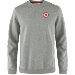 Fjällräven Herren 1960 Logo Badge Sweater Grau/Hellgrau/Rot