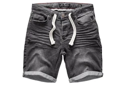 Amaci&Sons Herren Jeans Shorts J5001 Dunkelgrau/Hellgrau/Grau