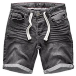 Amaci&Sons Herren Jeans Shorts J5001 Dunkelgrau/Hellgrau/Grau