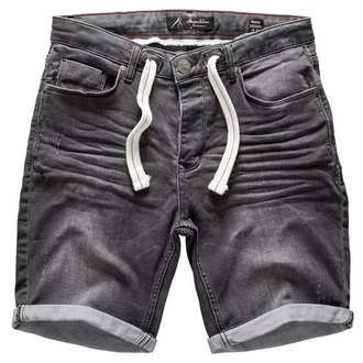Amaci&Sons Herren Jeans Shorts J5001 Dunkelgrau/Hellgrau/Grau